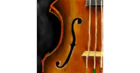 Drawing of Violin by GreyhoundMama