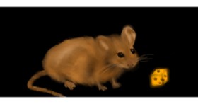 Drawing of Mouse by Myll 