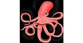 Drawing of Octopus by Kunal