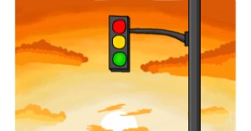 Drawing of Traffic light by Ur_localpiggy