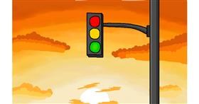 Drawing of Traffic light by Ur_localpiggy