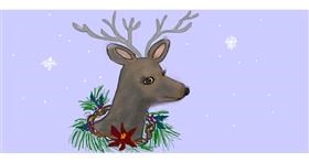Drawing of Reindeer by robee