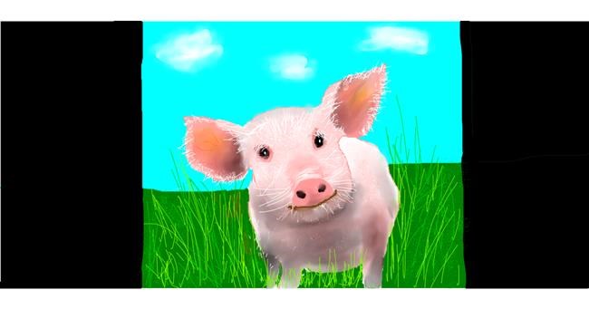 Schwein-Zeichnung von Soraya