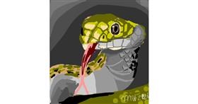 Zmija - autor: 13 year old artist