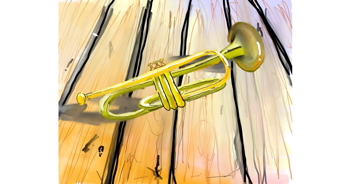 Drawing of Trumpet by Bro 2.0😎