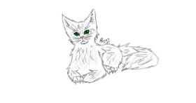 Drawing of Cat by nikkijia