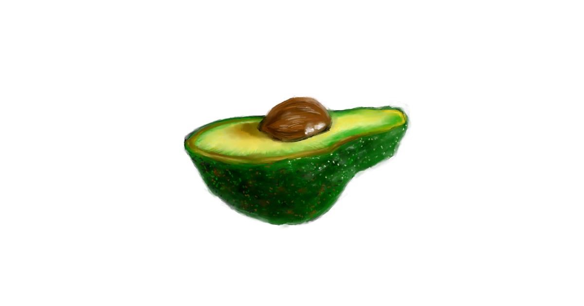 Drawing of Avocado by 👽mint