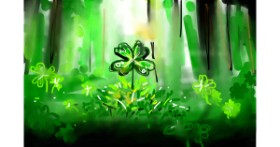 Drawing of Clover by Radia