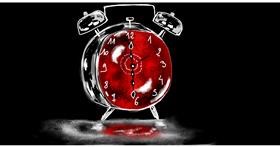 Drawing of Alarm clock by Eclat de Lune