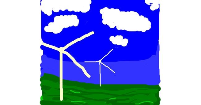 Drawing of Windmill by Fergie