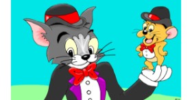 Drawing of Jerry (Tom & Jerry) by Flowerpot