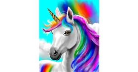 Drawing of Unicorn by Яandi