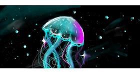 Drawing of Jellyfish by jolly old saint nicholas