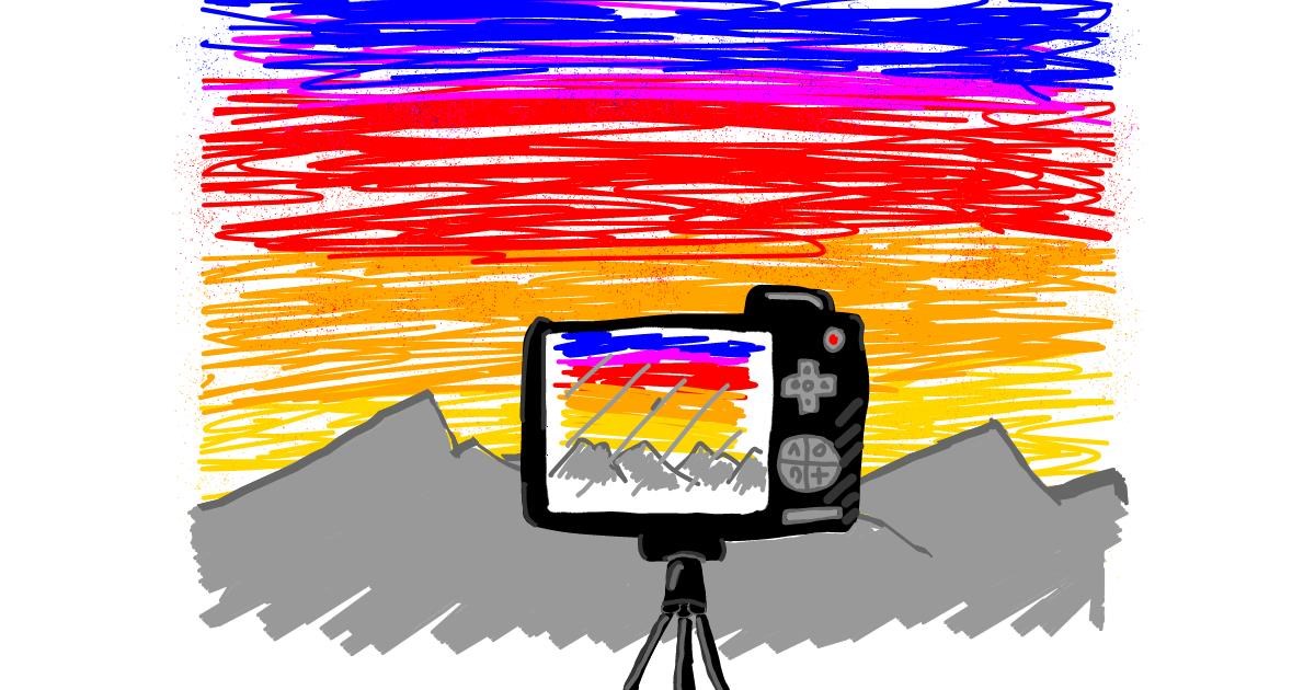 Drawing of Camera by Otter
