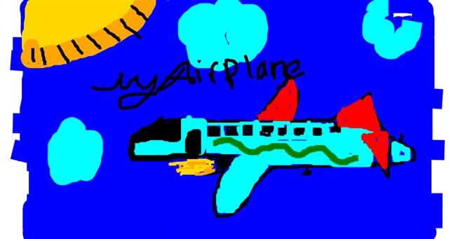 Flugzeug-Zeichnung von jazzy101:D