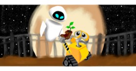 Drawing of Robot by Annie