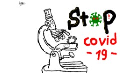 Drawing of Microscope by Red Fox