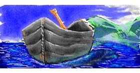 Drawing of Boat by archete_art