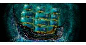 Drawing of Boat by Shiney🪶