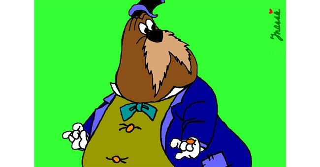 Drawing of Walrus by InessaC
