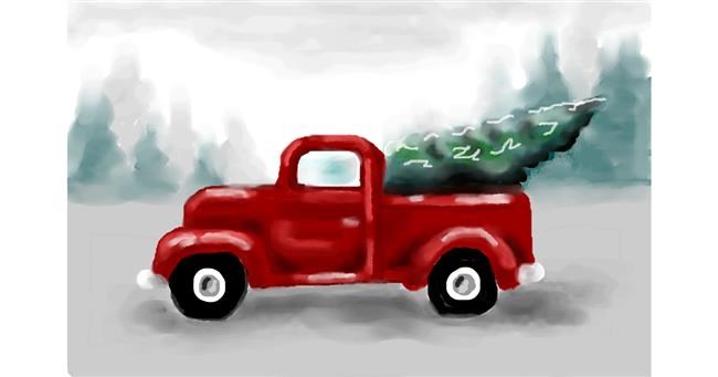 Drawing of Truck by MINNA