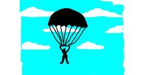 Drawing of Parachute by Anonymous