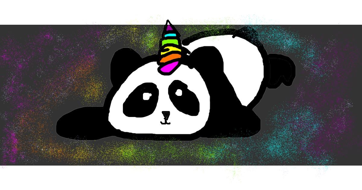 Drawing of Panda by Mary