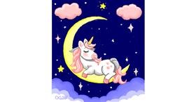 Einhorn-Zeichnung von GreyhoundMama