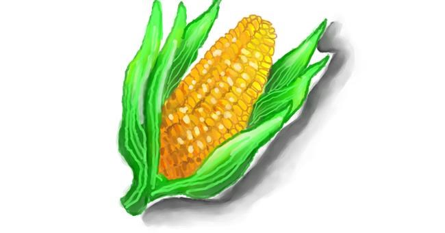 Drawing of Corn by ⟭⟬💜BTS💜⟭⟬