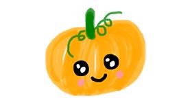 Drawing of Pumpkin by AdiCat