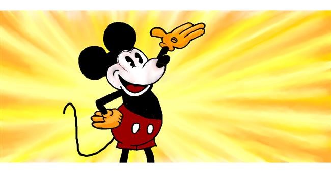 Mickey Maus-Zeichnung von ' Jules