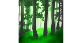 Drawing of Forest by Um