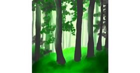 Drawing of Forest by Um