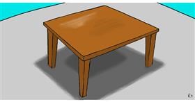 Drawing of Table by Swimmer 