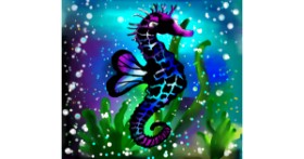 Drawing of Seahorse by 🌏rhythm💐