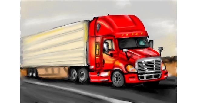 Drawing of Truck by RadiouChka
