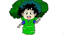 Drawing of Broccoli by InessA