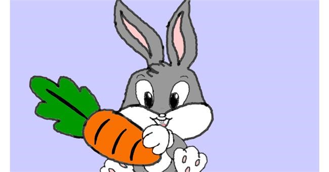 Drawing of Carrot by loser eerawn