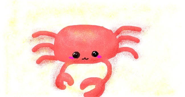 Drawing of Crab by cookie karr