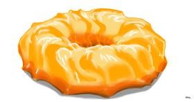 Drawing of Donut by Swimmer