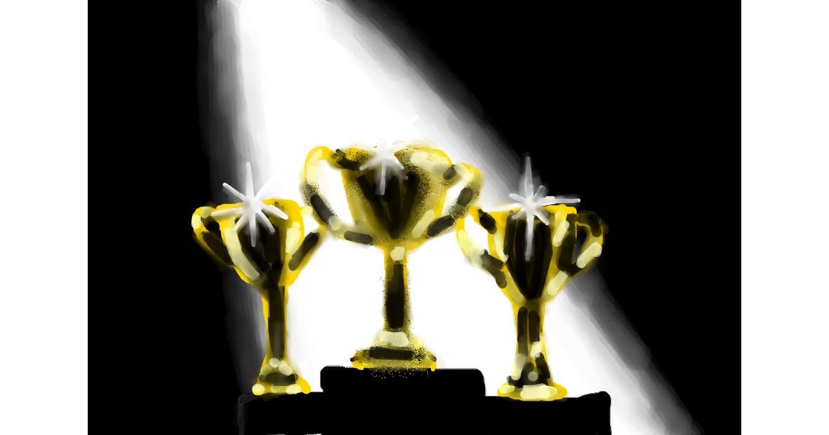 Drawing of Trophy by Soaring Sunshine