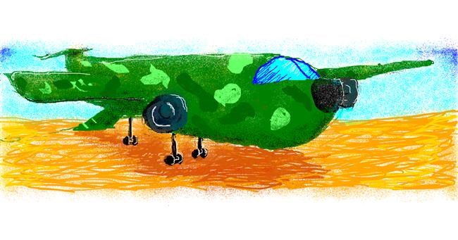Drawing of Airplane by 7y3e1l1l0o§
