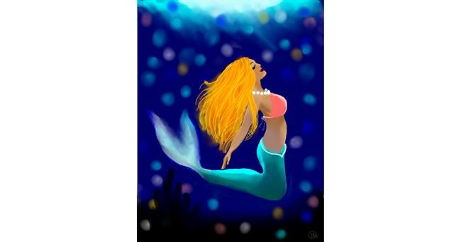 Drawing of Mermaid by 🌌Mom💕E🌌