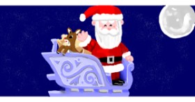 Drawing of Sleigh by p.m. p.