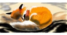 Drawing of Fox by Kim