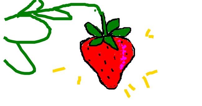 Drawing of Strawberry by Anonymous