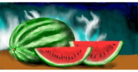 Drawing of Watermelon by SAM AKA MARGARET 🙄