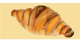 Drawing of Croissant by Kim