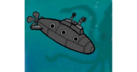 Drawing of Submarine by Sofie