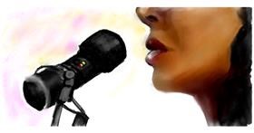 Drawing of Microphone by Mea